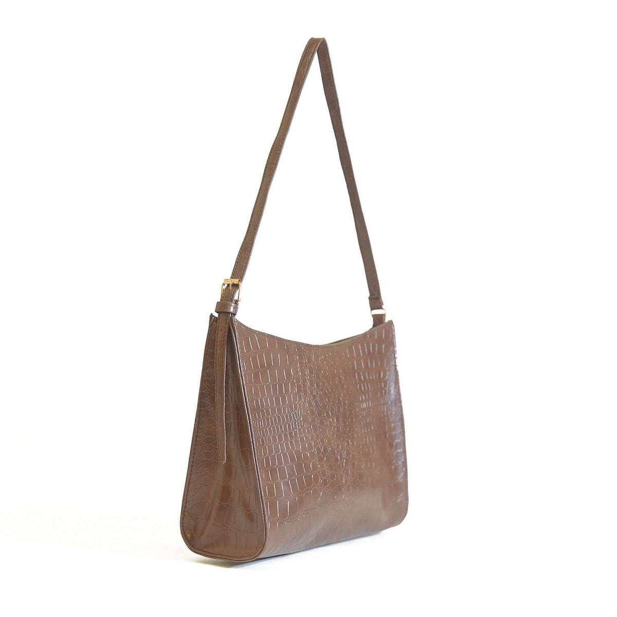 Half Moon Crocodile Brown - Leftover