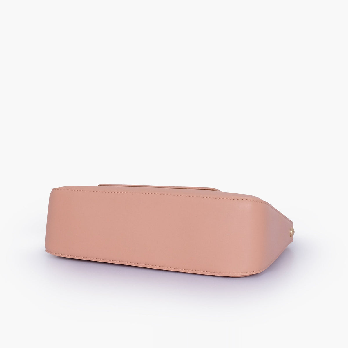Peach hobo evening bag