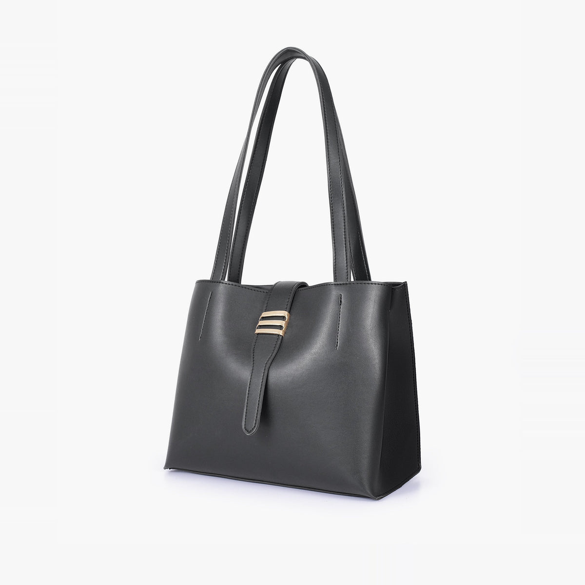 Black mini tote bag