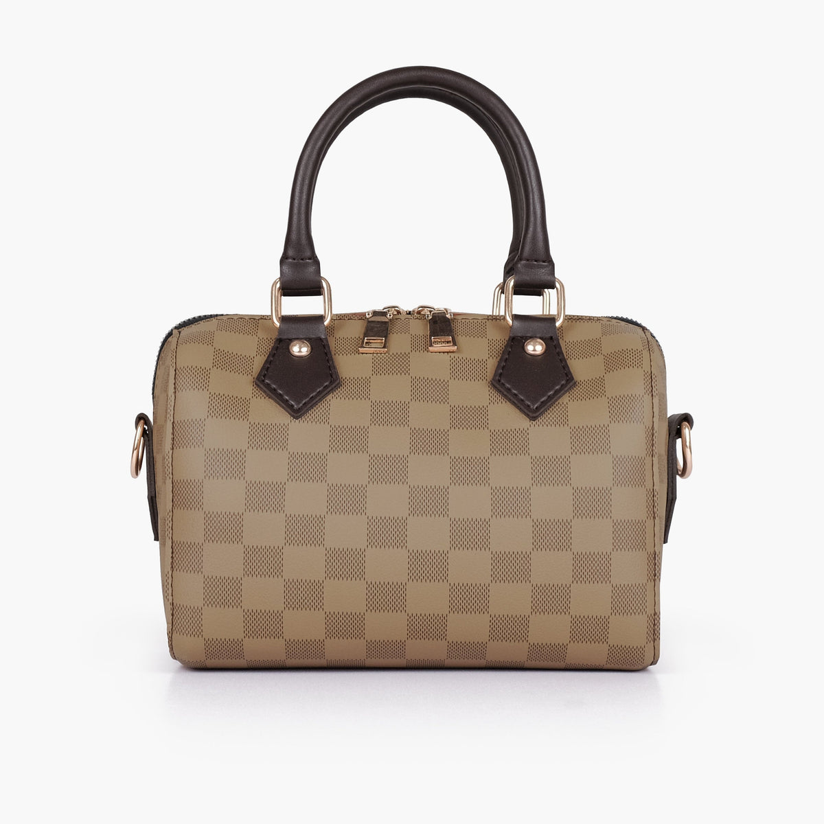 Brown nano duffle bag