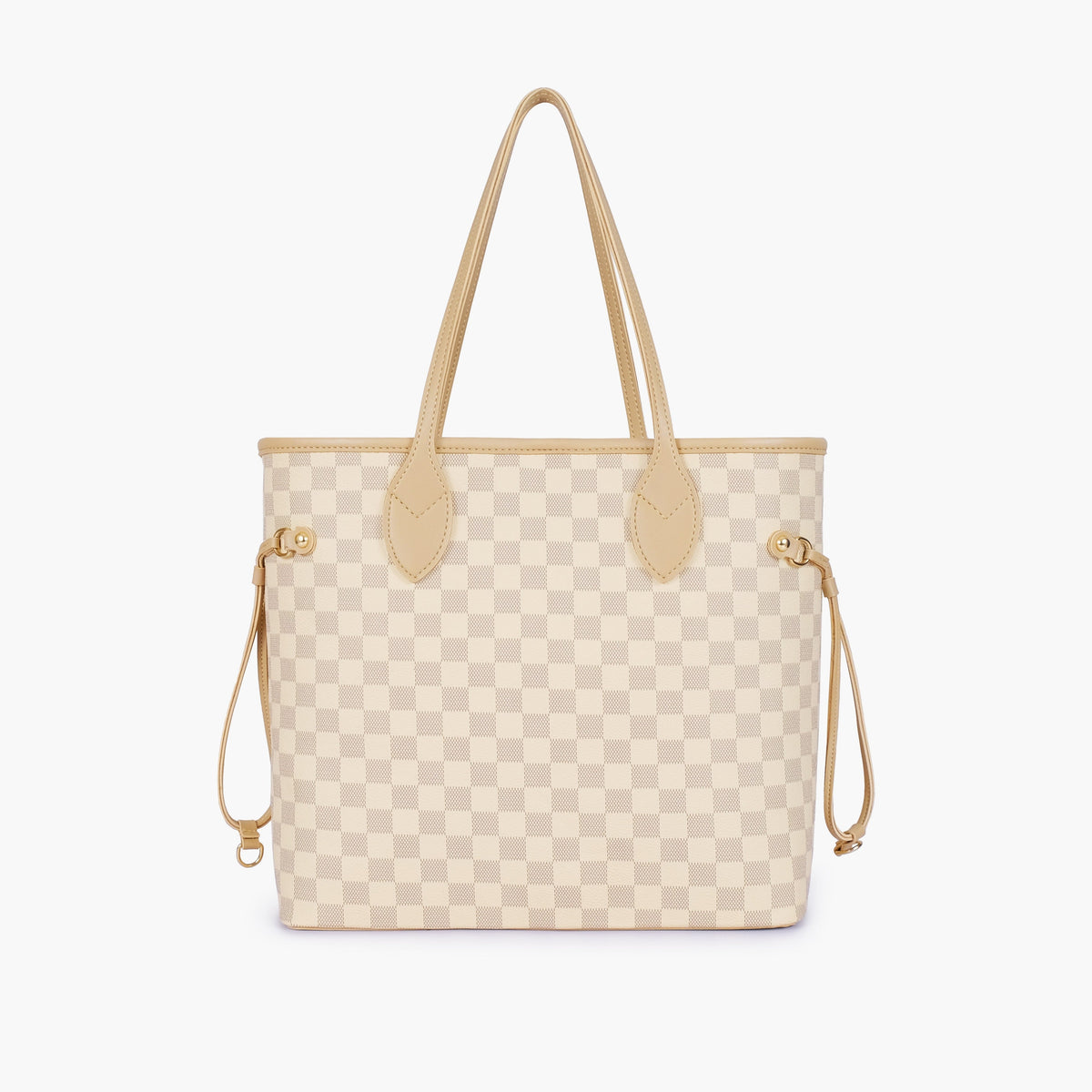 Off-white checkered neverfull tote bag