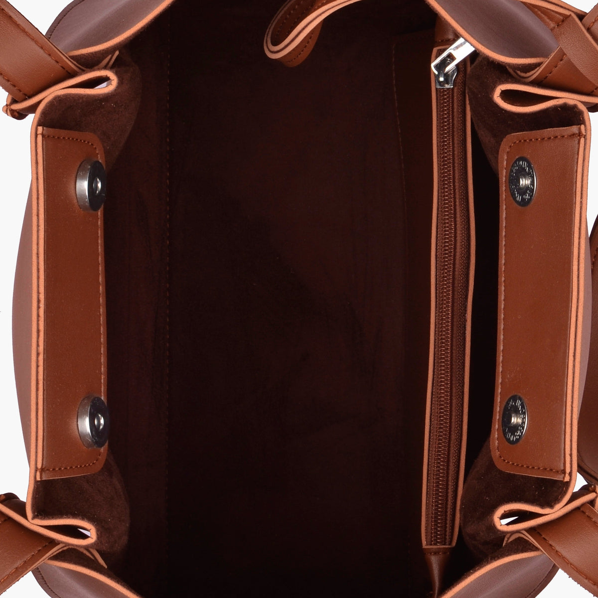 Brown shopping tote bag