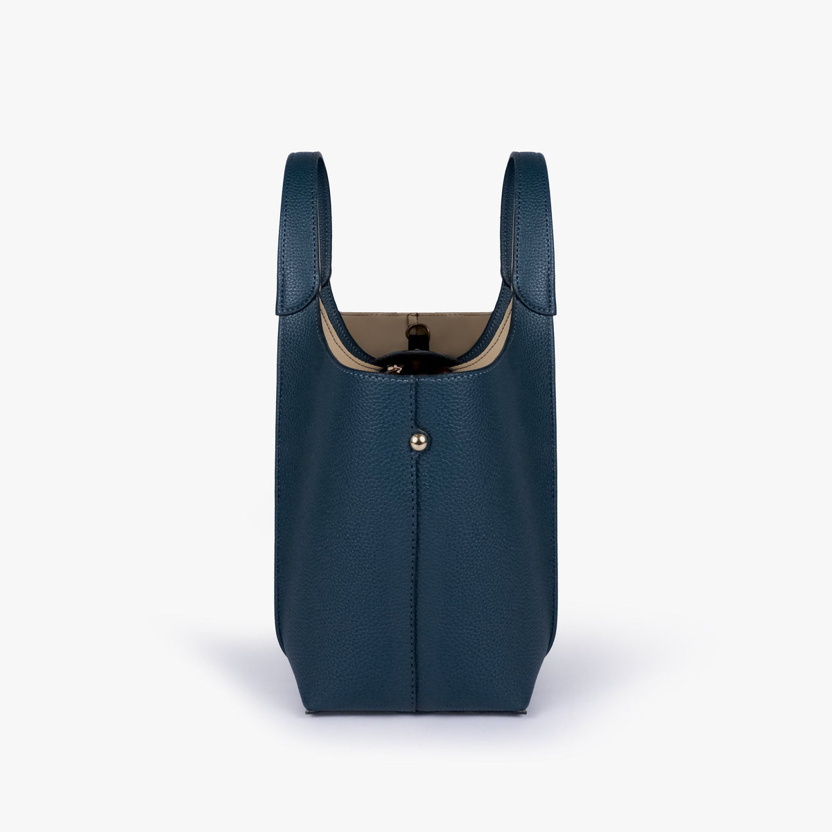Teal scoop mini tote bag