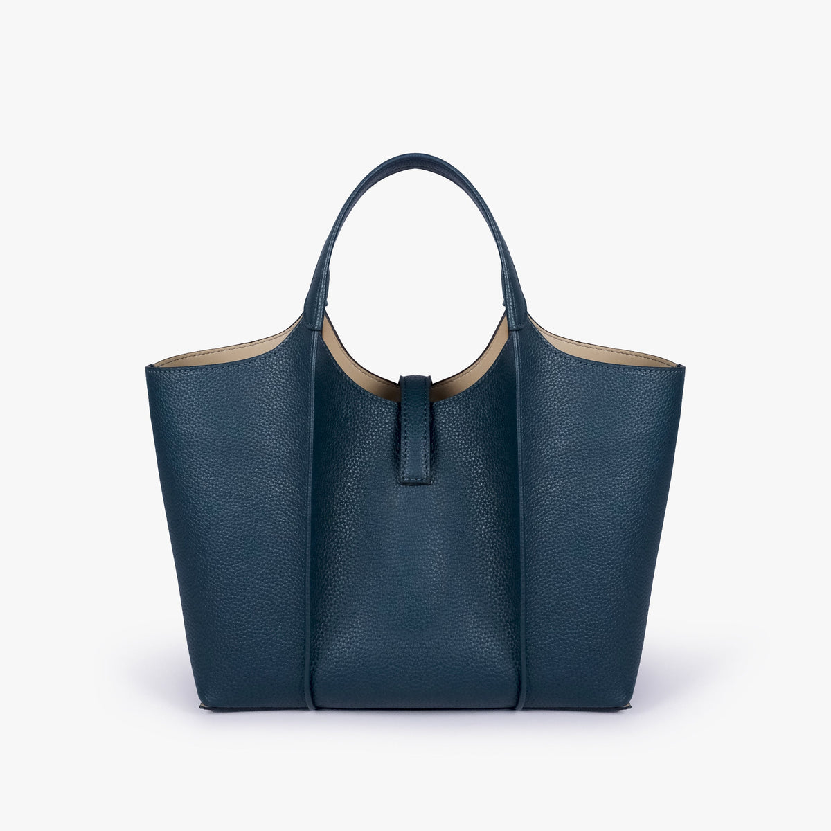 Teal scoop mini tote bag