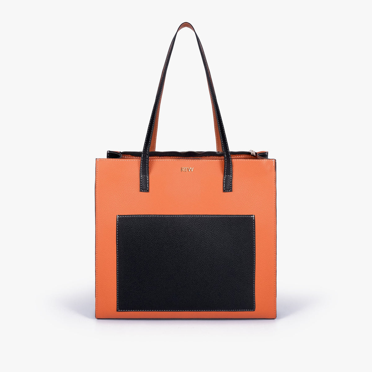 Ember color blocking tote