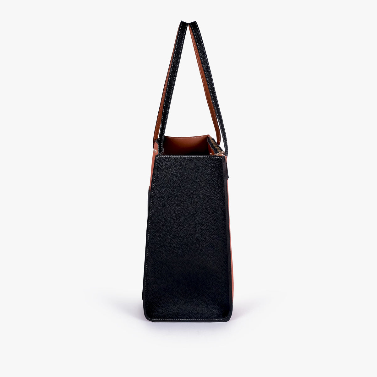 Ember color blocking tote