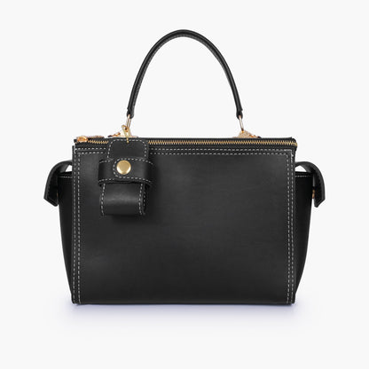 Black bowling bag with top-handle