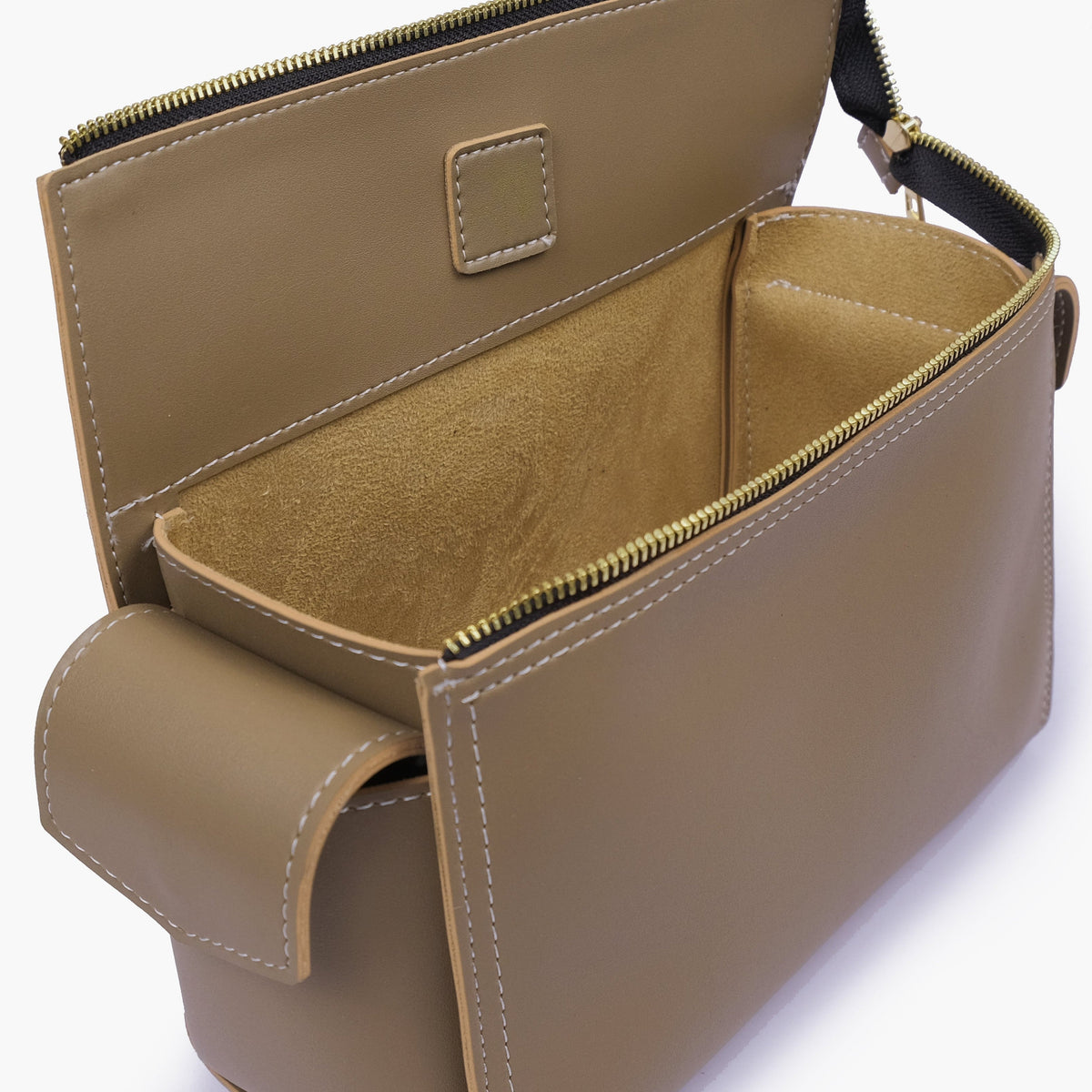 Coffee bowling bag with top-handle
