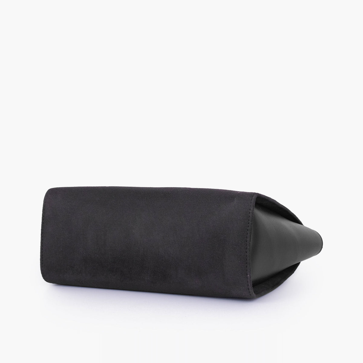 Black chain handle tote