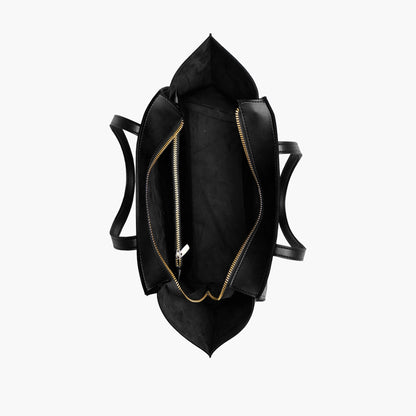 Black classic tote bag