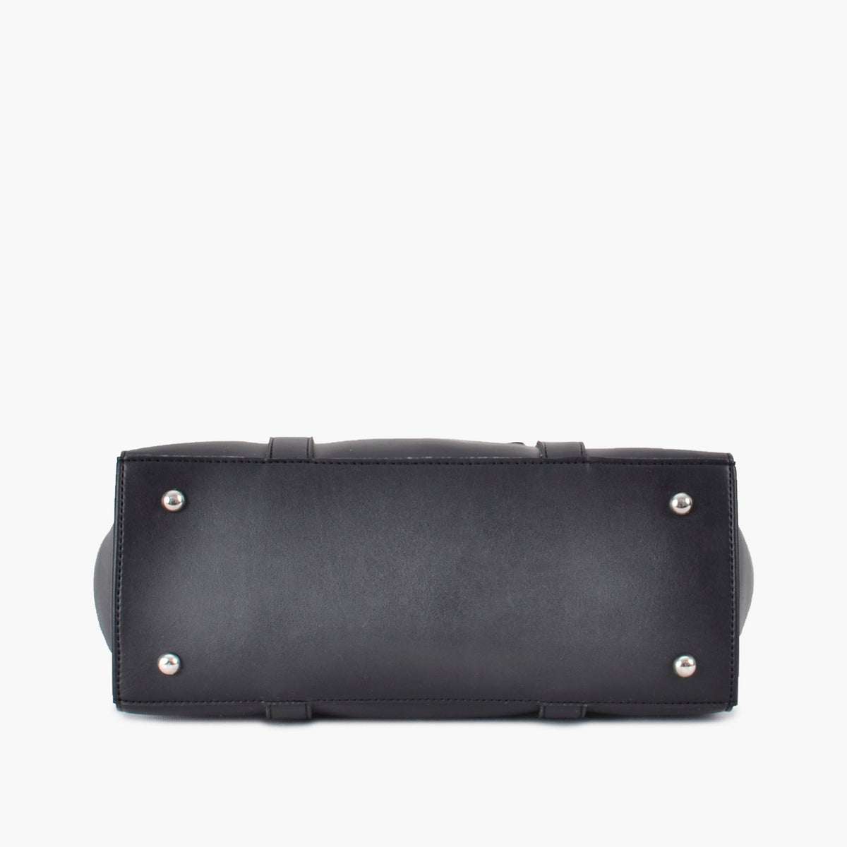 Black carry-all satchel bag