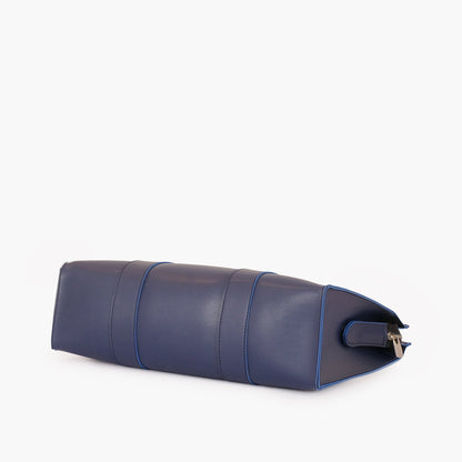 Blue laptop bag with sleeve
