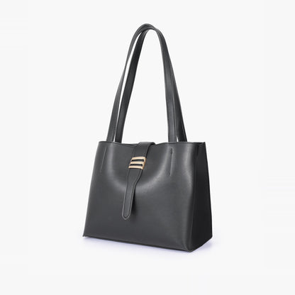 Black mini tote bag