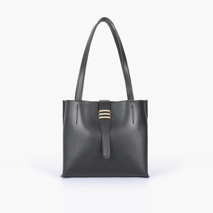 Black mini tote bag