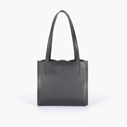 Black mini tote bag