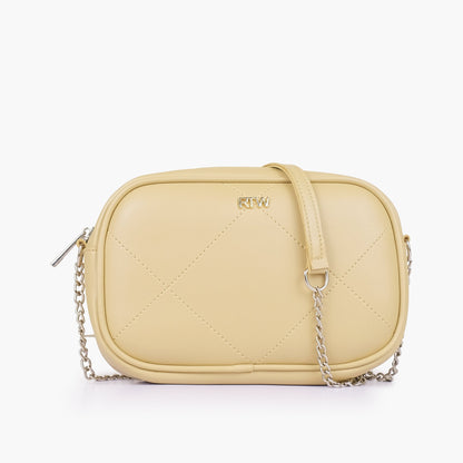 Off-white mini quilted crossbody bag