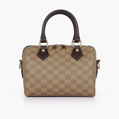 Brown nano duffle bag