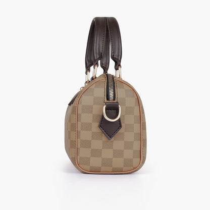 Brown nano duffle bag