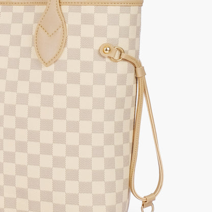 Off-white checkered neverfull tote bag