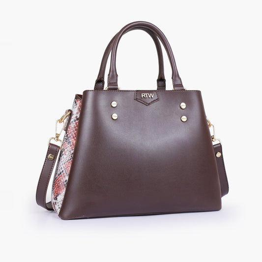 Dark brown the daily tote bag