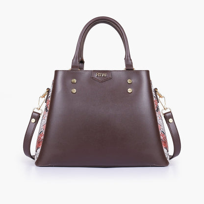 Dark brown the daily tote bag