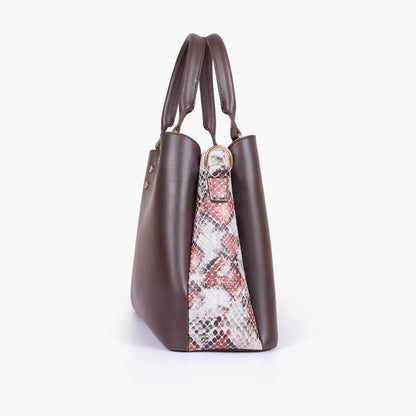 Dark brown the daily tote bag