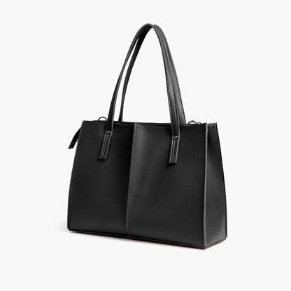 Black work tote bag
