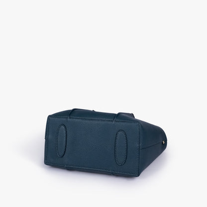 Teal scoop mini tote bag