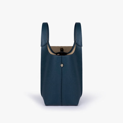 Teal scoop mini tote bag