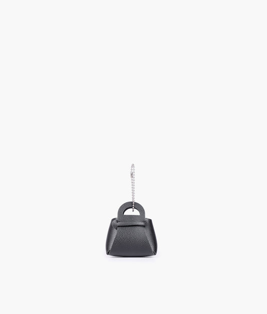 Black earbud pouch