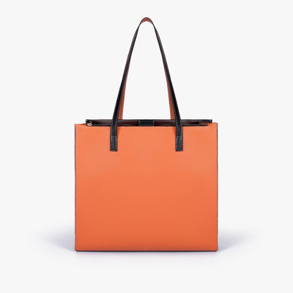 Ember color blocking tote