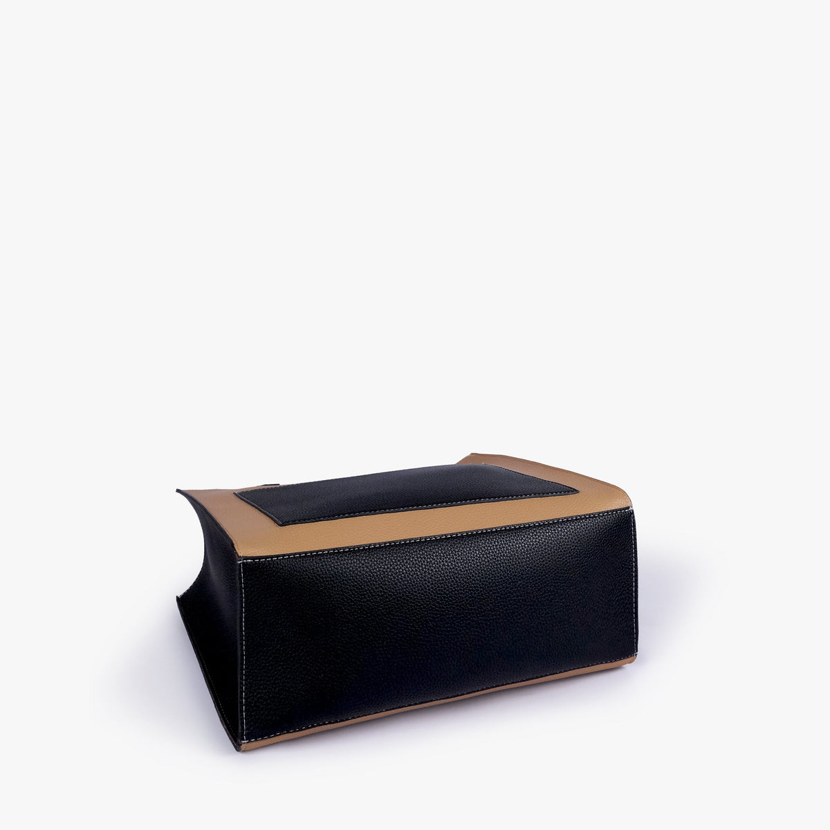 Macchiato color blocking tote