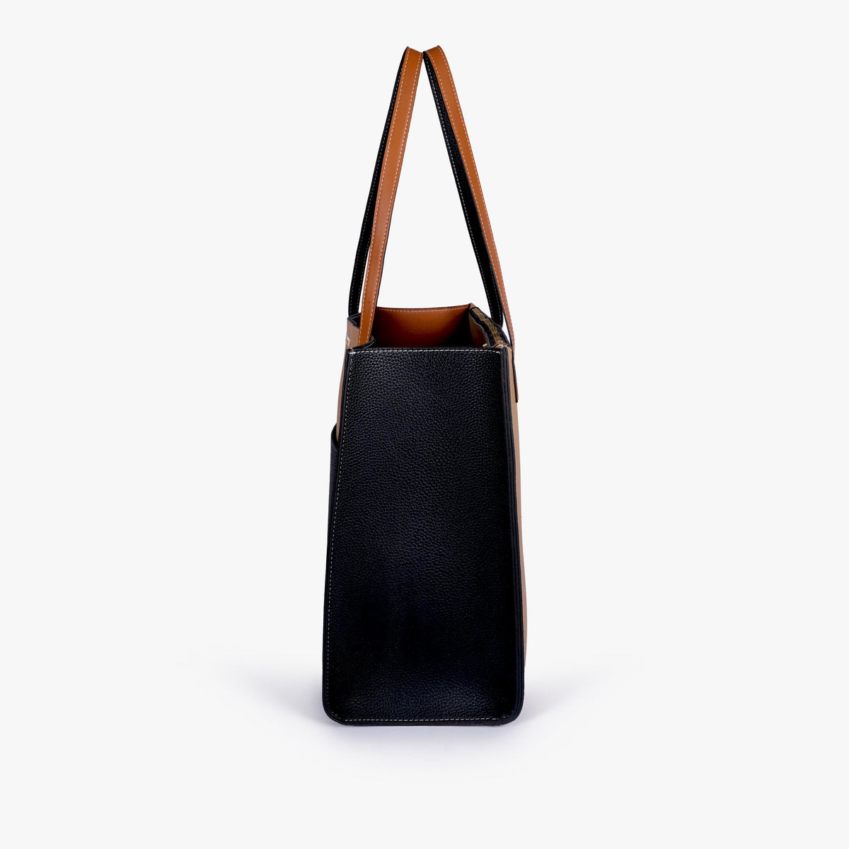 Macchiato color blocking tote
