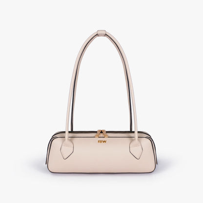 Off-white east-west baguette bag