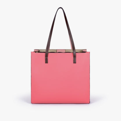 Petal color blocking tote