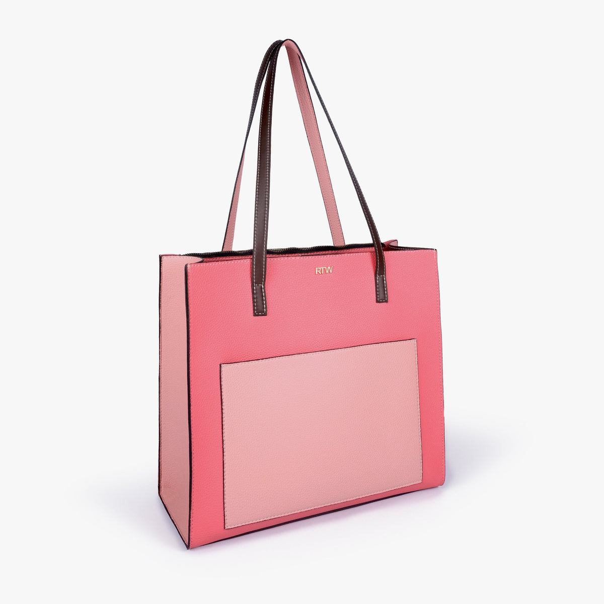 Petal color blocking tote